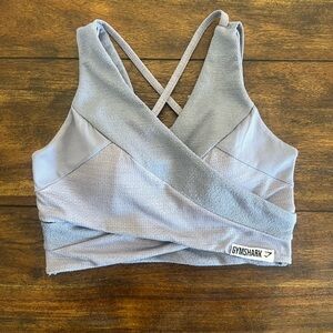 Gymshark Women's True‎ Texture Cross-Back Sports Bra Size S
